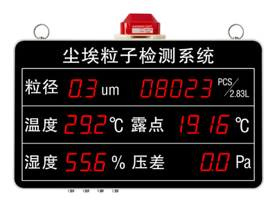 河南塵埃粒子檢測大屏